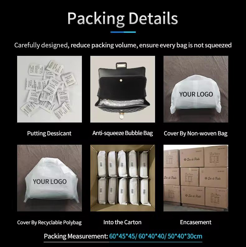 Real branded packing reference