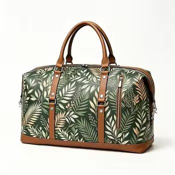 Embossed PU Weekender Duffel