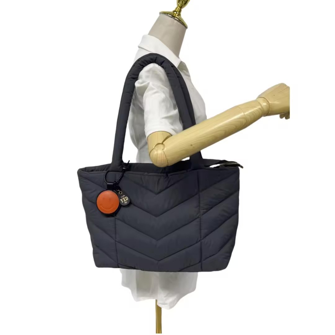 Custom Quilted Puffer Tote