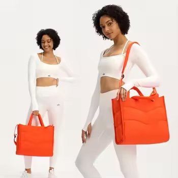 Quilted Puffy Shoulder Tote