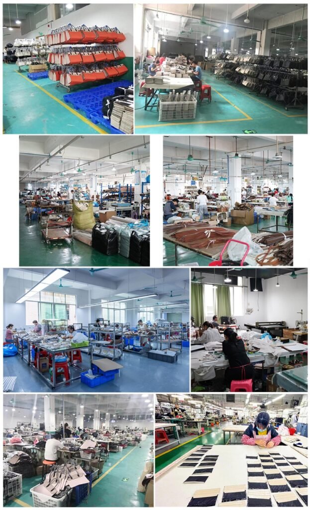 Handbag manufacturing and assembly inside the MAZ Outdoor factory